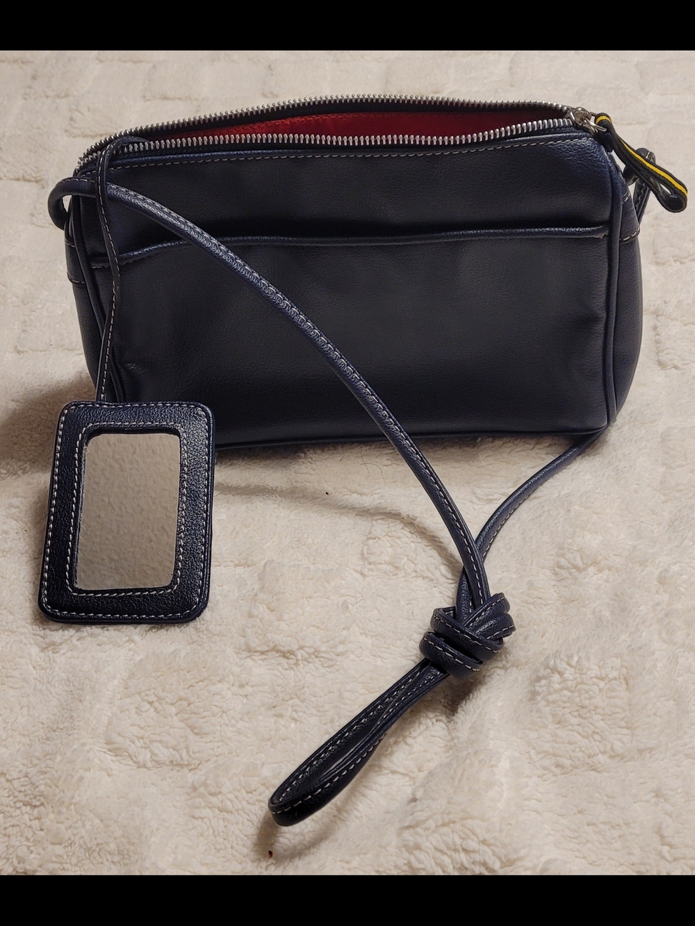 Women’s Navy Crossbody Bag with Mirror ID - Liz Claiborne